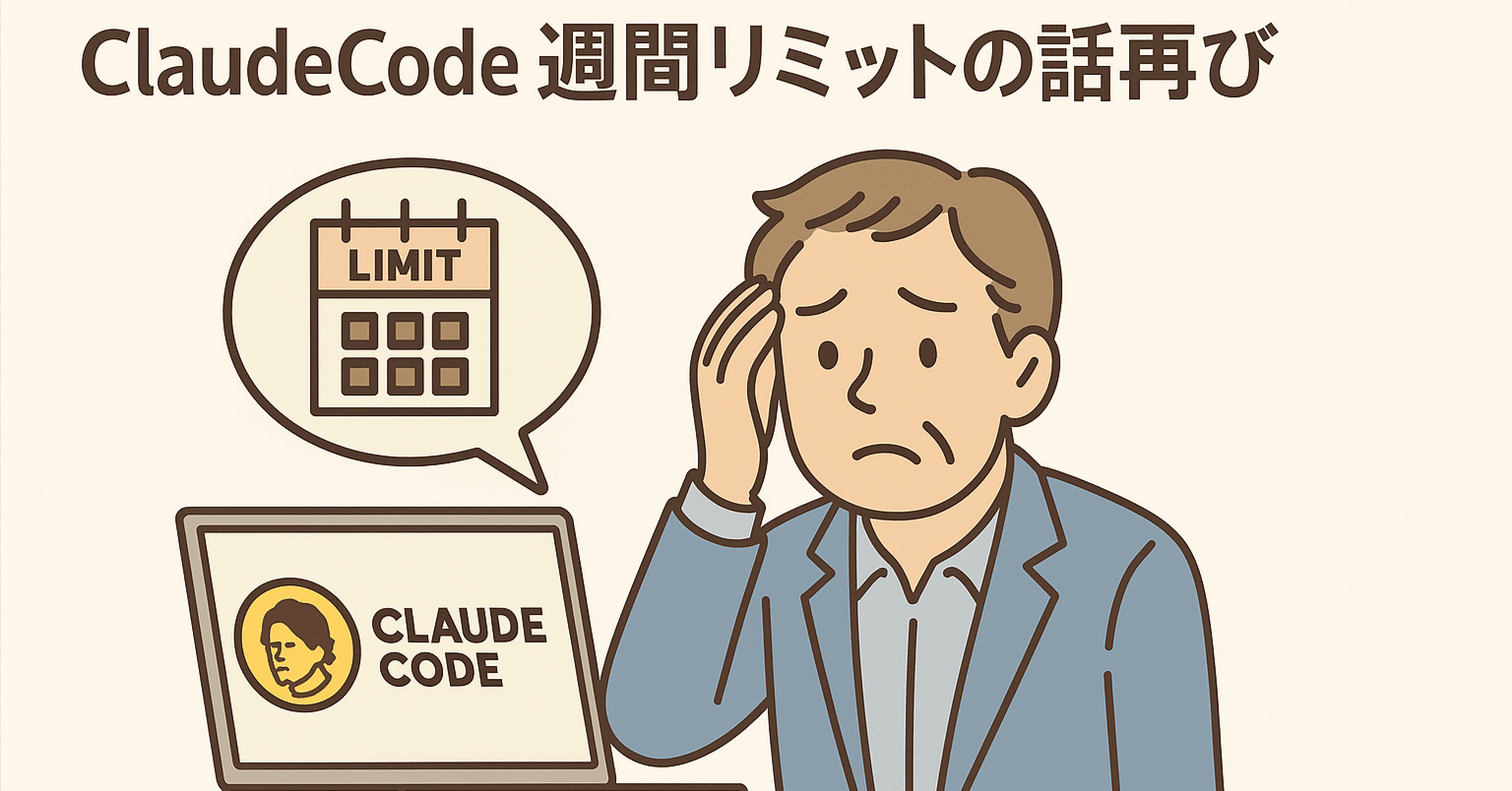 ClaudeCode 週間リミットの話再び