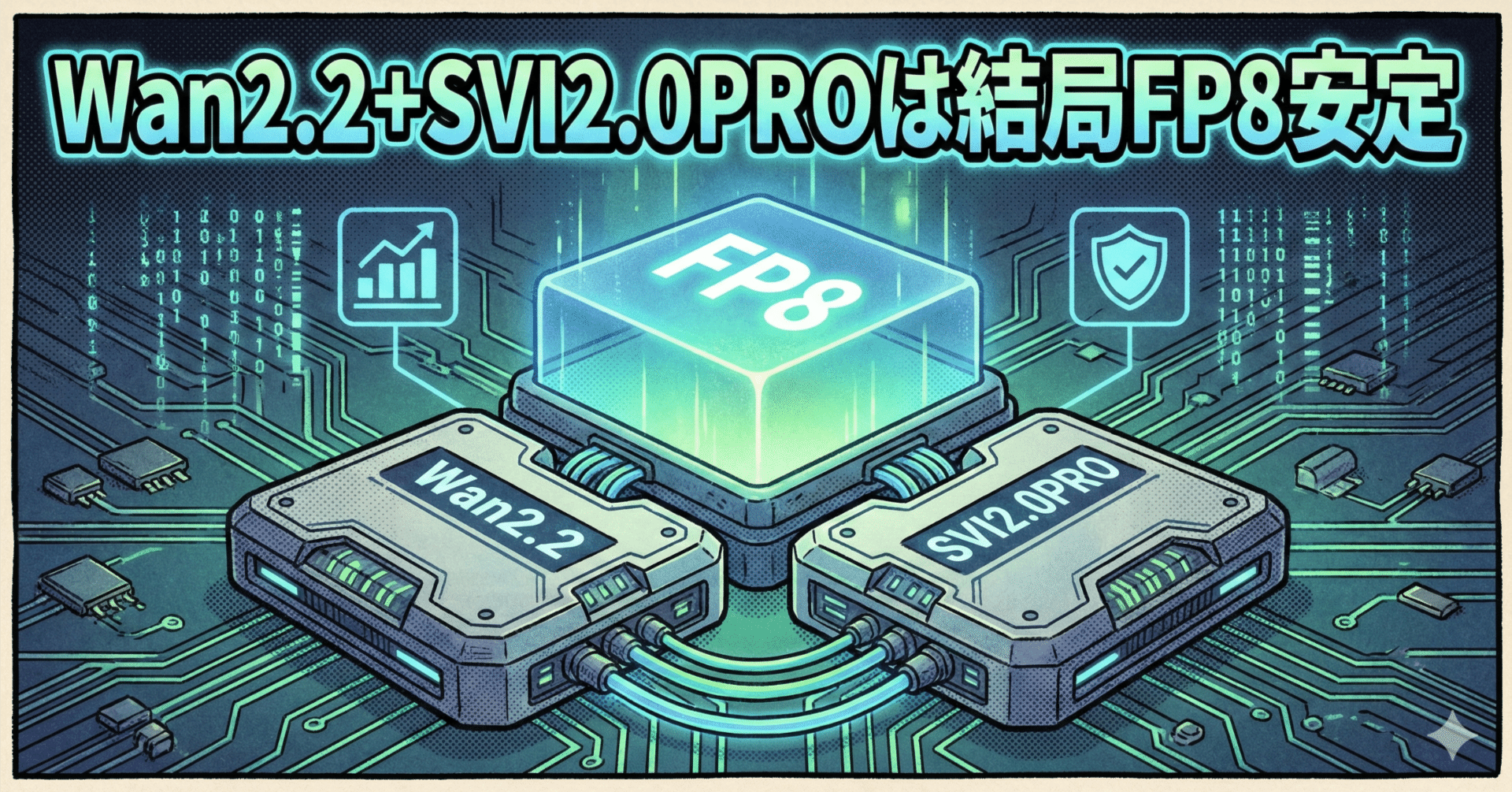 Wan2.2+SVI2.0PROは結局FP8安定