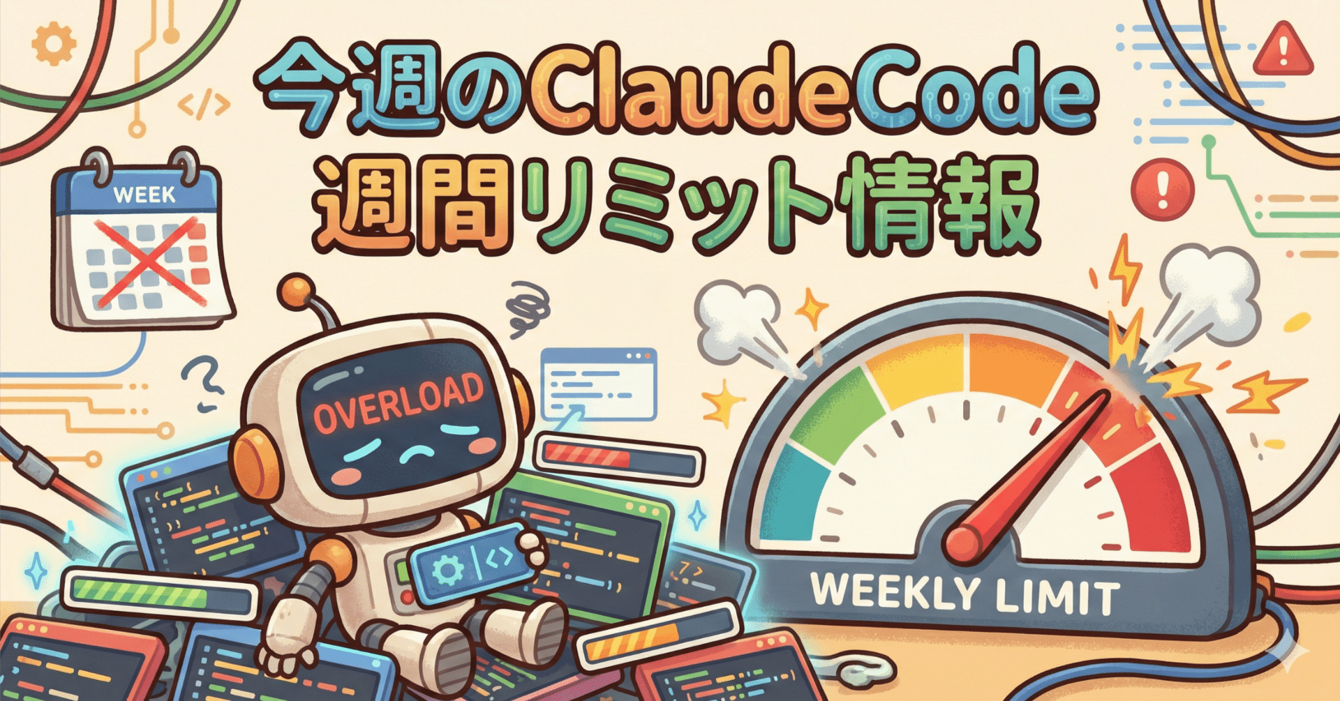 今週のClaudeCode 週間リミット情報(2025年12月7日)