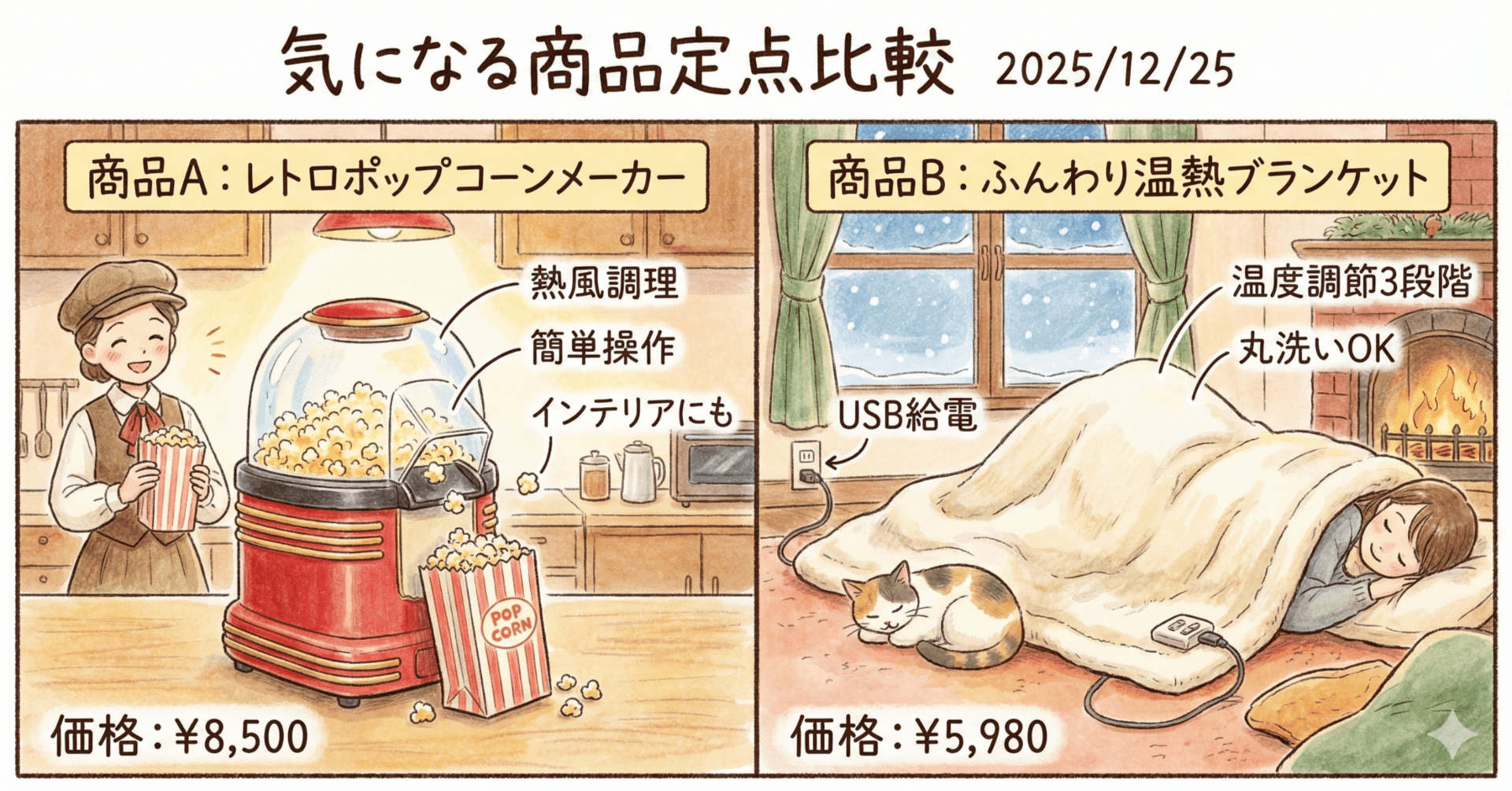 気になる商品定点比較 2025/12/25