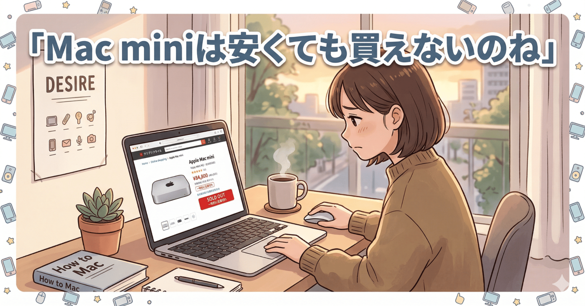 Mac miniは安くても買えないのね