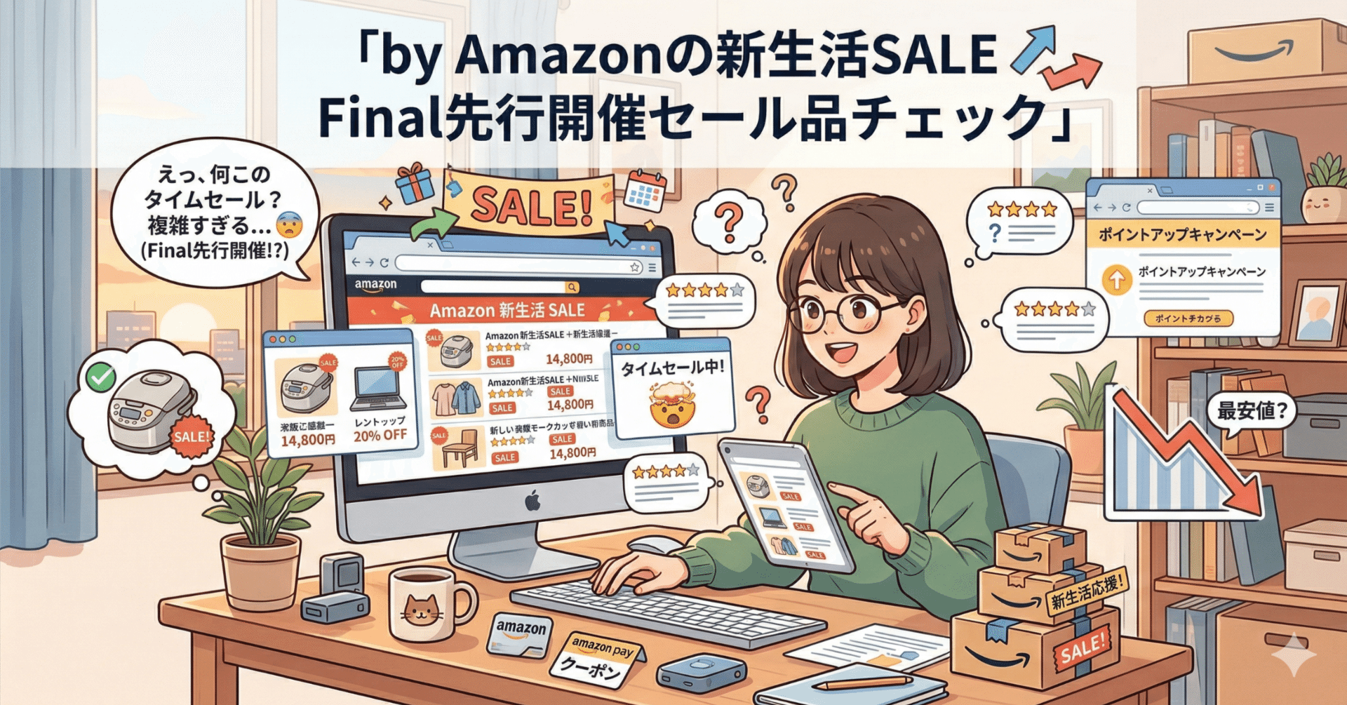 by Amazonの新生活SALE Final先行開催セール品チェック
