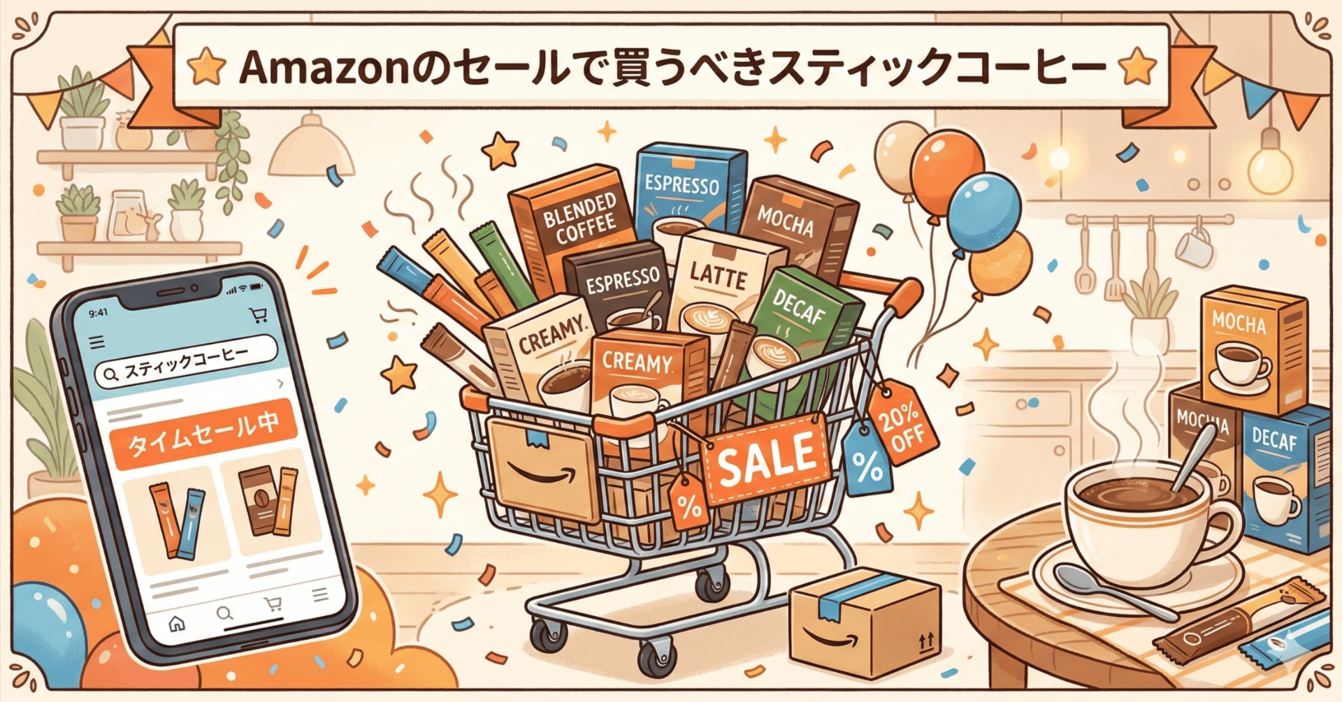 Amazonのセールで買うべきスティックコーヒー