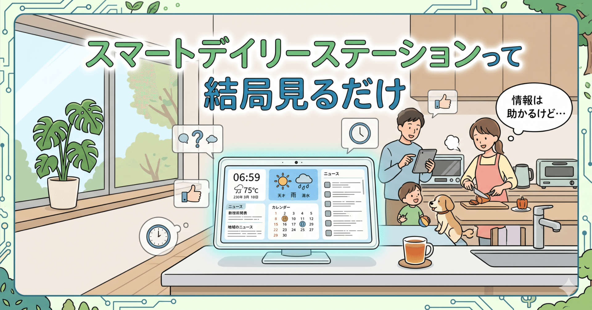 スマートデイリーステーションって結局見るだけ