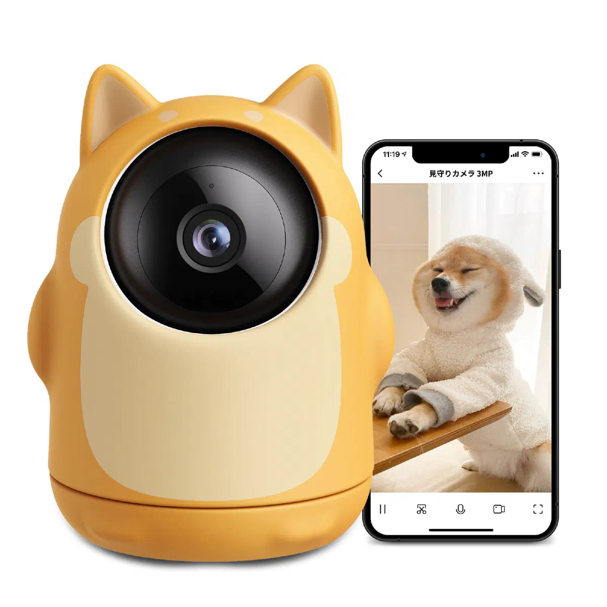 SwitchBot 見守りカメラ 3MP わんボット の特徴と紹介動画